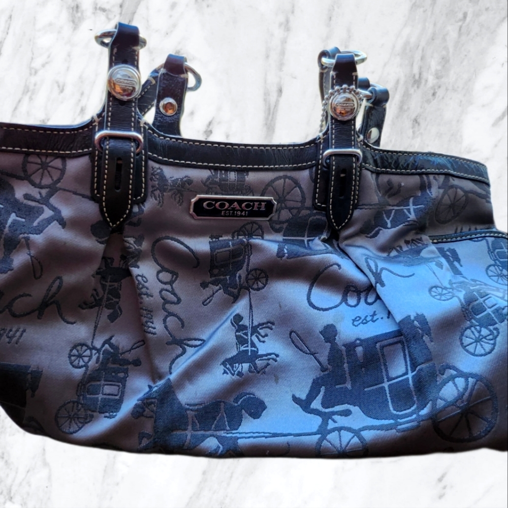 Coach Horse & Carriage anniversary tote.